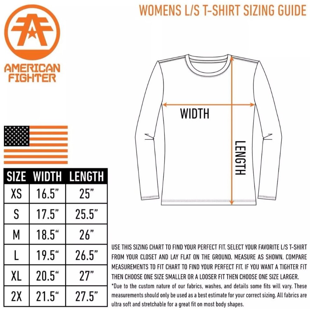 AMERICAN FIGHTER Women's T-Shirt L/S DALTON ARTISA - Picture 6 of 6